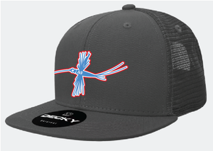 DECKY #1052 6 Panel High Profile Trucker Hat