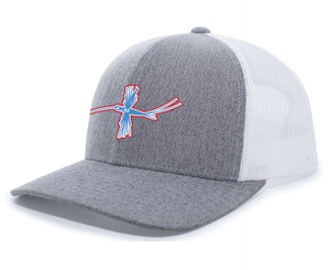 110C PACIFIC HEADWEAR HEATHER TRUCKER SNAPBACK