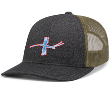 Load image into Gallery viewer, 210C Pacific Headwear Melange Heather Low-Profile Trucker
