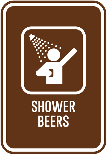 SpinnerFall - Shower Beers Decal