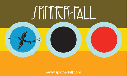 Spinner Fall Sticker - Brown Trout Spots