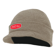 Load image into Gallery viewer, Spinner Fall &#39;Zep&#39; Faux Patch Brimmed Beanie