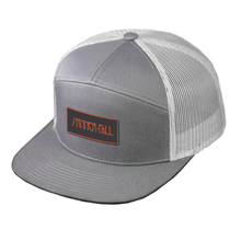 Load image into Gallery viewer, Spinner Fall &#39;Zep&#39; Logo 7-Panel Trucker Hat
