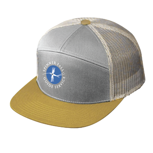 Spinner Fall Original Logo- 7 Panel Snapback Trucker