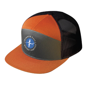 Spinner Fall Original Logo- 7 Panel Snapback Trucker