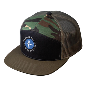 Spinner Fall Original Logo- 7 Panel Snapback Trucker