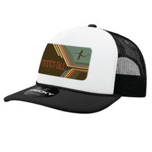 Load image into Gallery viewer, Spinner Fall Curved Brim Foam Trucker Hat