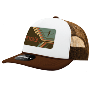 Spinner Fall Curved Brim Foam Trucker Hat