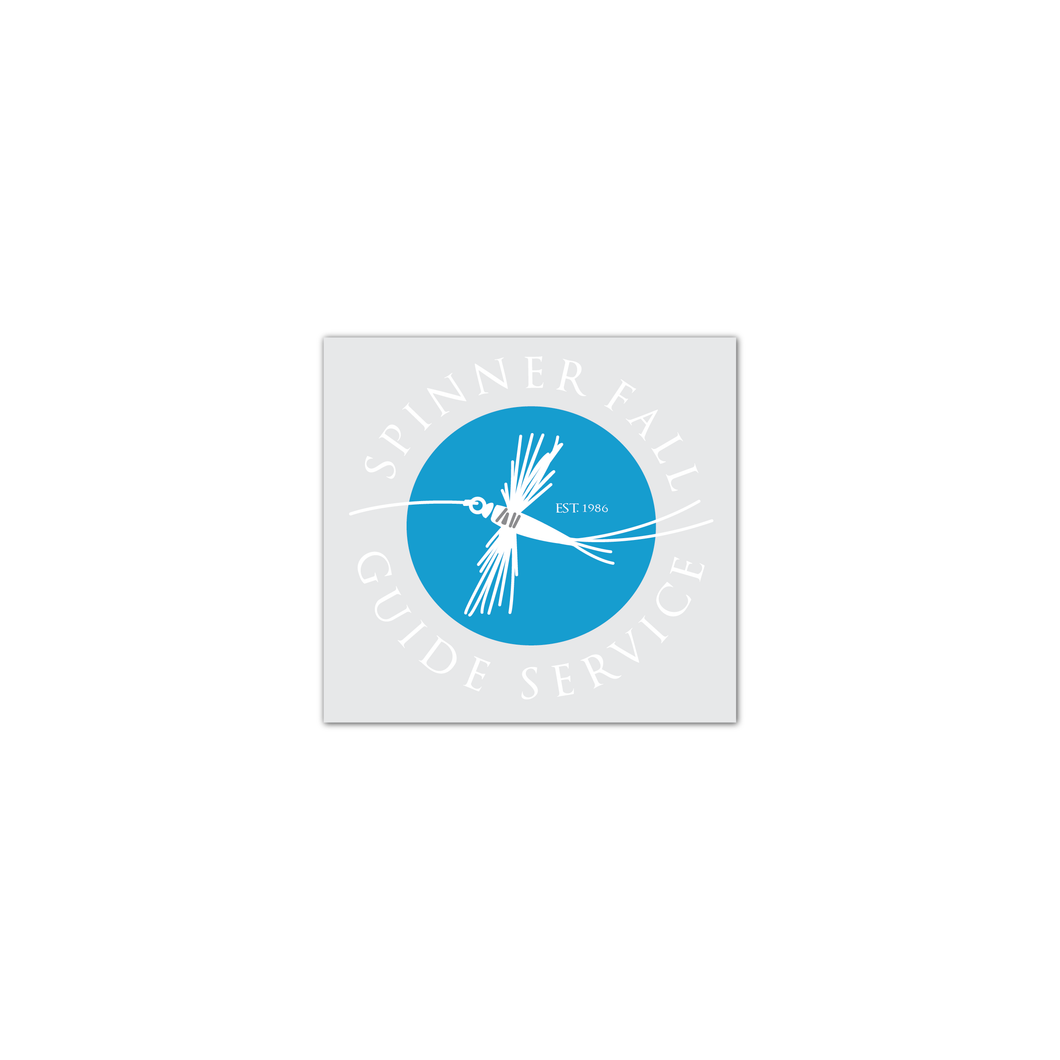Sticker - Spinner Fall Logo w/ White Lettering 2.75