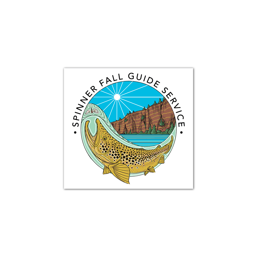 Sticker - Casey Underwood Logo w/ Black Lettering