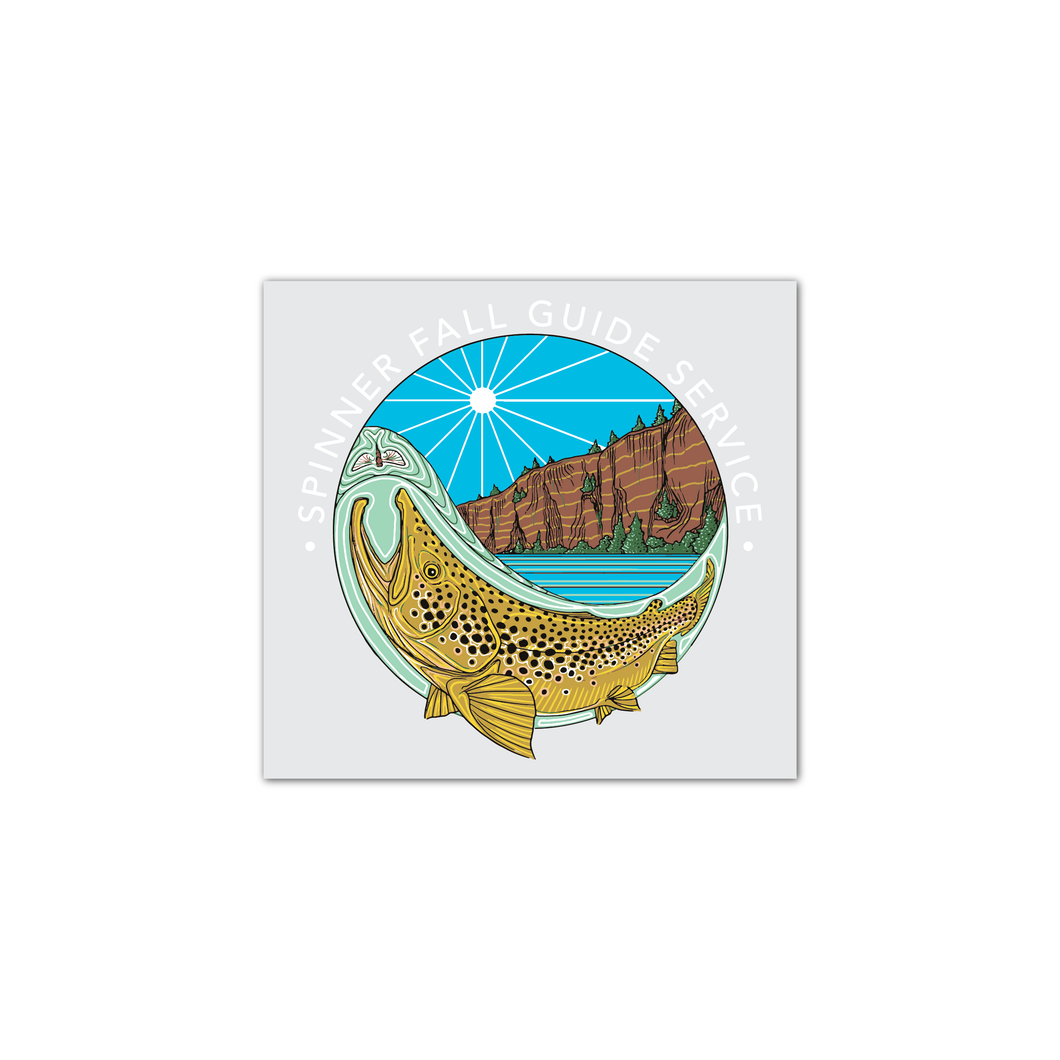 Sticker - Casey Underwood Logo w/ White Lettering