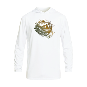 Hooded Long Sleeve Sun Shirt - Organic Bamboo/Cotton